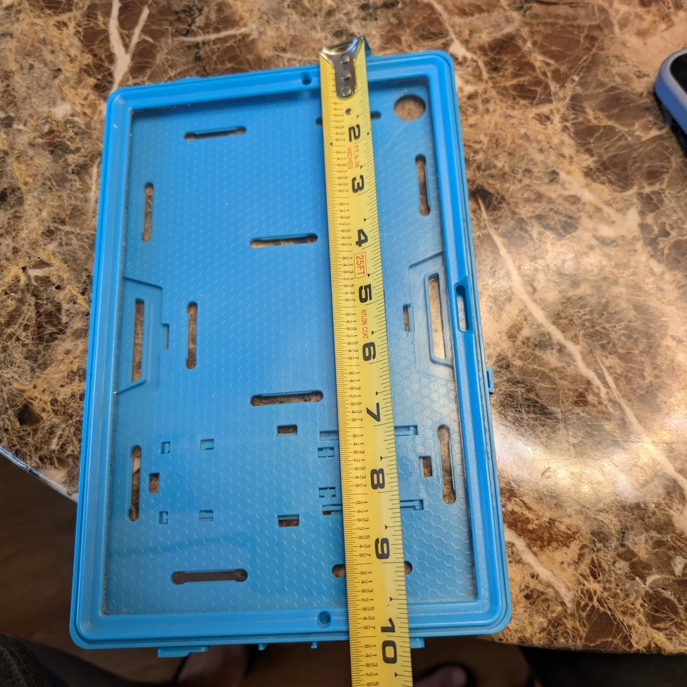 Black and Blue Tablet Stand